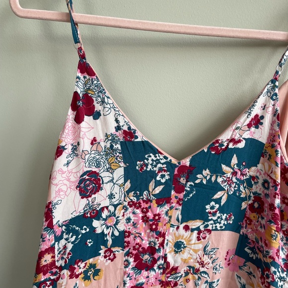 Boutique Savanna Jane Flowy Floral Patchwork Dress - Picture 3 of 10